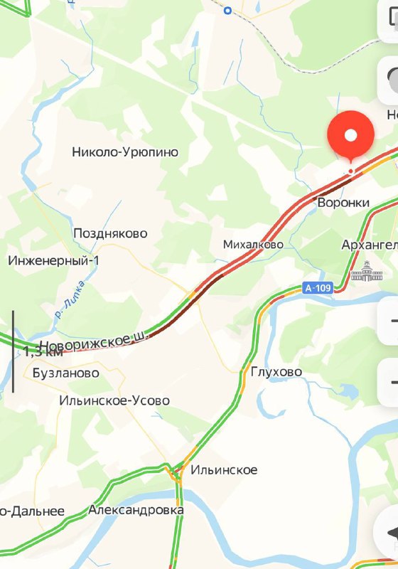 ДТП в Красногорске — столкнулись три машины 13.11.2023